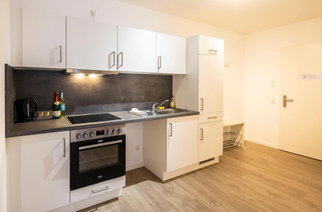 City Apartment Kuche Bad Im Zentrum Ravensburgs A06 Exterior foto