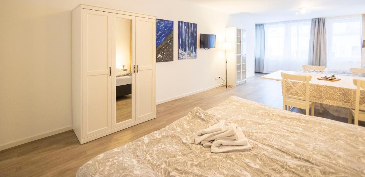 City Apartment Kuche Bad Im Zentrum Ravensburgs A06 Exterior foto